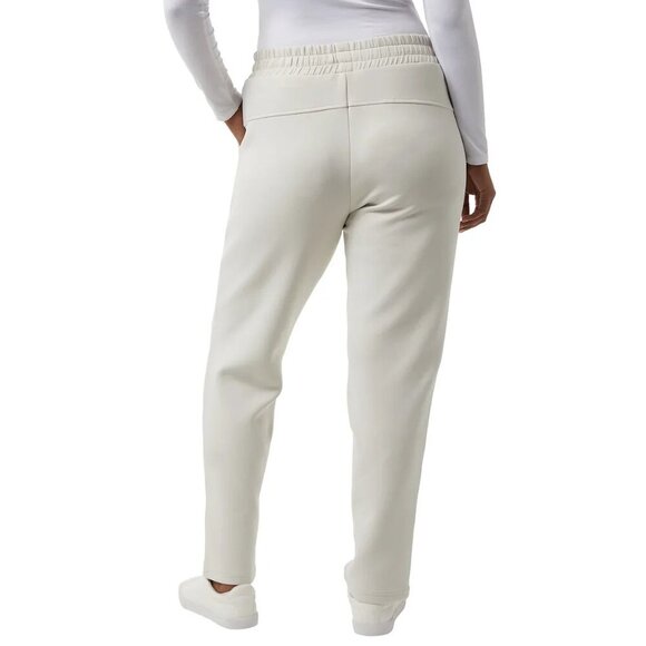 NEW 32 Degrees Sueded High Rise Pant | Cream - Picture 2 of 6